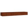 vidaXL corten ac&eacute;l kerti magas&aacute;gy&aacute;s 360x80x40 cm