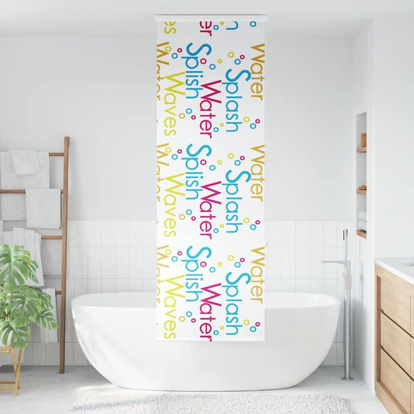 vidaXL zuhanyz&oacute; redőny kazett&aacute;val 80x240 cm sz&ouml;vetsz&eacute;less&eacute;g 76 cm
