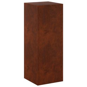vidaXL N&ouml;v&eacute;ny&aacute;llv&aacute;ny Rozsd&aacute;s 30 x 30 x 80 cm Időj&aacute;r&aacute;s&aacute;ll&oacute; Ac&eacute;l