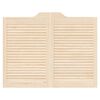 vidaXL t&ouml;m&ouml;rfa fenyőfa lengőajt&oacute;k lamell&aacute;s kialak&iacute;t&aacute;s&uacute; 1 p&aacute;r 80x100 cm
