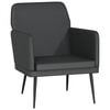 vidaXL fekete műbőr fotel 61 x 78 x 80 cm