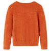Gyerek pulóver kötött égetett narancssárga 92