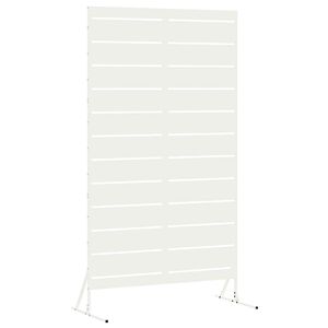 vidaXL Mag&aacute;nszf&eacute;ra K&eacute;pernyő 100 x 50 x 180 cm Ac&eacute;l Feh&eacute;r