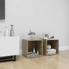 vidaXL 2 db sonoma t&ouml;lgy sz&iacute;nű szerelt fa TV-szekr&eacute;ny 37 x 35 x 37 cm