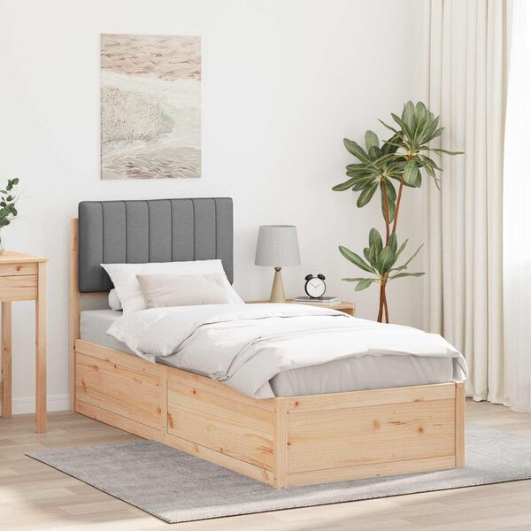 vidaXL &Aacute;gykeret K&aacute;rpitozott Fejt&aacute;ml&aacute;val Vil&aacute;gossz&uuml;rke 80 x 200 cm