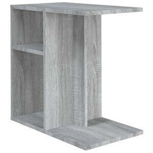 vidaXL sz&uuml;rke sonoma sz&iacute;nű szerelt fa kisasztal 50x30x50 cm
