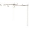 vidaXL antik barna vas kerti pergola 4 x 3 x 2,5 m