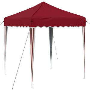 vidaXL Parti s&aacute;tor Burgundi 195 x 195 x 245 cm Oxford Sz&ouml;vet