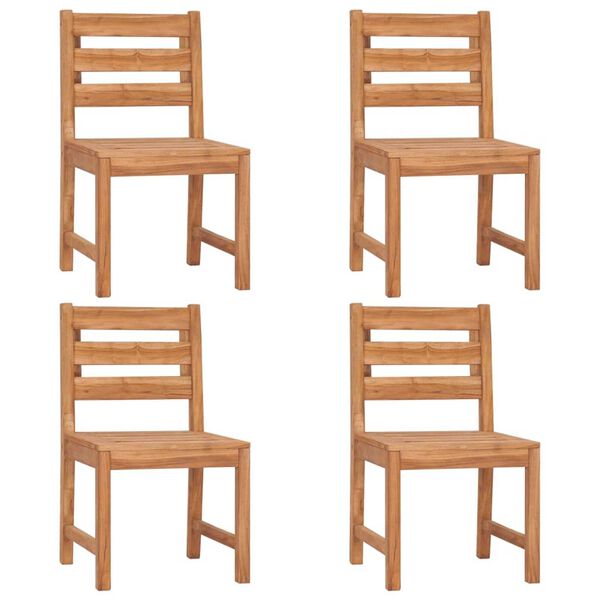 vidaXL 5 r&eacute;szes t&ouml;m&ouml;r t&iacute;kfa kerti &eacute;tkezőgarnit&uacute;ra