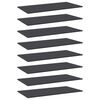 vidaXL 8 db sz&uuml;rke forg&aacute;cslap k&ouml;nyvespolc lap 80 x 20 x 1,5 cm