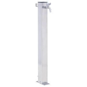 vidaXL rozsdamentes ac&eacute;l n&eacute;gyzetes kerti oszlop t&iacute;pus&uacute; v&iacute;zcsap 40 cm