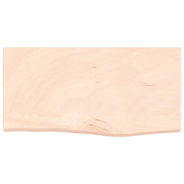 vidaXL kezeletlen t&ouml;m&ouml;r t&ouml;lgyfa fali polc 60x30x(2-4) cm