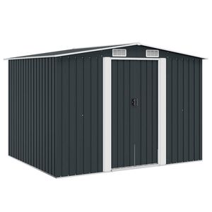 vidaXL antracitsz&uuml;rke ac&eacute;l kerti f&eacute;szer 257 x 205 x 178 cm
