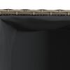vidaXL 2 db sz&uuml;rke polyrattan kerti &uuml;ltetől&aacute;da 36x30x32 cm