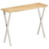 vidaXL t&ouml;m&ouml;r mang&oacute;fa konzolasztal term&eacute;szetes &eacute;llel 105 x 33 x 76 cm