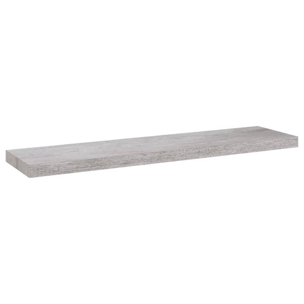 vidaXL betonszürke MDF lebegő fali polc 90 x 23,5 x 3,8 cm