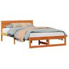 vidaXL &Aacute;gykeret fejt&aacute;ml&aacute;val Faggy&uacute; barna 140 x 190 cm T&ouml;m&ouml;r fenyőfa