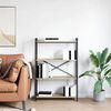 vidaXL K&ouml;nyvespolc Sonoma t&ouml;lgy 80 x 30 x 120 cm Faanyag