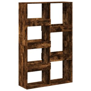 vidaXL f&uuml;st&ouml;s t&ouml;lgy sz&iacute;nű szerelt fa k&ouml;nyvespolc 100 x 33 x 155,5 cm