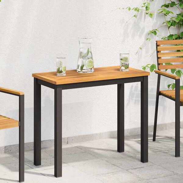 vidaXL Asztallap Barna 100 x 50 x 2 cm T&ouml;m&ouml;r Ak&aacute;cfa