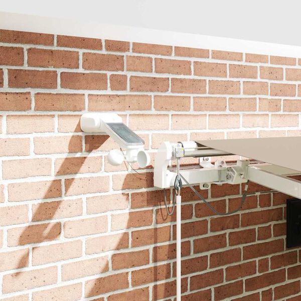 vidaXL Beh&uacute;zhat&oacute; napellenző B&eacute;zs 450 &times; 300 cm Poli&eacute;szter &eacute;s f&eacute;m