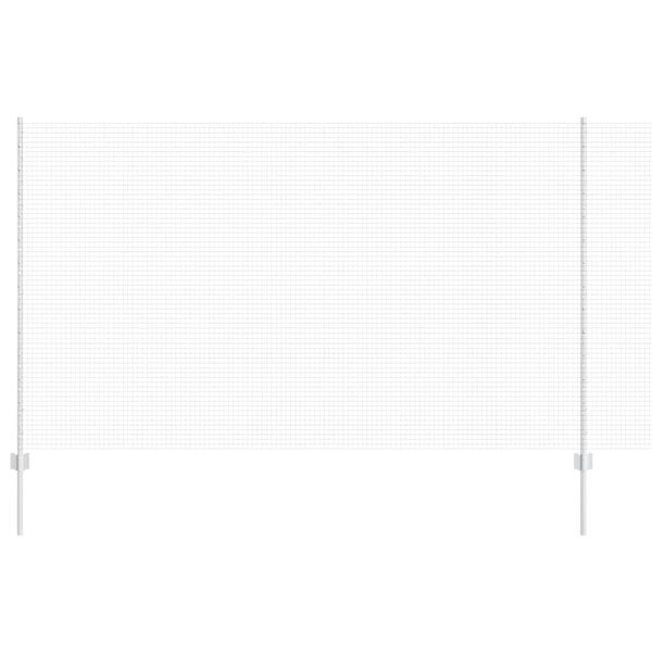 vidaXL Ker&iacute;t&eacute;s oszlopokkal Ez&uuml;st 1,4 x 10 m Ac&eacute;l