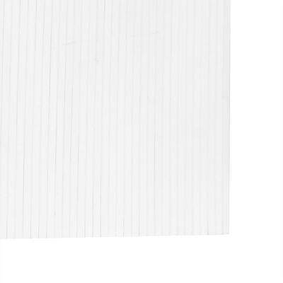 vidaXL fehér bambusz térelválasztó 165 x 800 cm