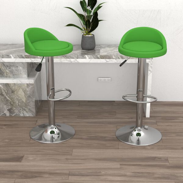 vidaXL 2 db z&ouml;ld műbőr b&aacute;rsz&eacute;k