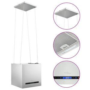 vidaXL rozsdamentes ac&eacute;l LCD &eacute;rintők&eacute;pernyős sziget p&aacute;raelsz&iacute;v&oacute; 37 cm