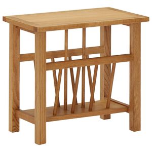 vidaXL t&ouml;m&ouml;r t&ouml;lgyfa magazinasztal 45 x 27 x 42 cm