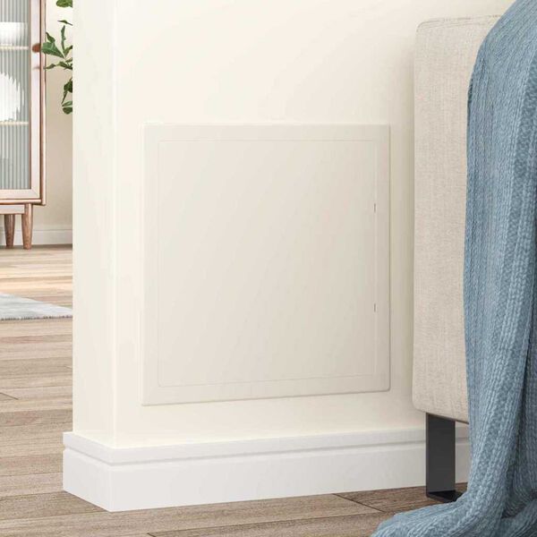 vidaXL Hozz&aacute;f&eacute;r&eacute;si Panelek Feh&eacute;r 30 x 30 cm ABS Műanyag