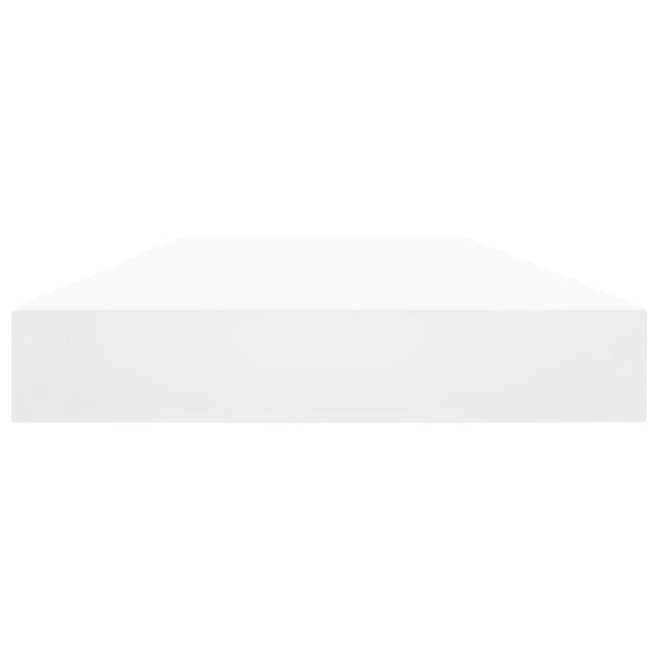 vidaXL 4 db fehér forgácslap könyvespolc 80 x 10 x 1,5 cm