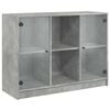 vidaXL betonsz&uuml;rke szerelt fa t&aacute;lal&oacute;szekr&eacute;ny 102x37x75,5 cm