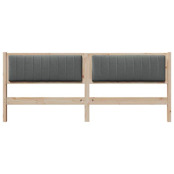 vidaXL K&aacute;rpitozott fejt&aacute;mla fejt&aacute;ml&aacute;val Barna 200 cm T&ouml;m&ouml;r fenyőfa