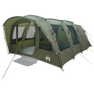 vidaXL Alag&uacute;t s&aacute;tor 427 x 315 x 178 cm Olajz&ouml;ld Poli&eacute;szter &eacute;s ac&eacute;l