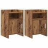 vidaXL &Eacute;jjeliszekr&eacute;nyek 2 db Antik Fa 40 x 36 x 60 cm Szerelt Fa