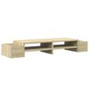 vidaXL sonoma t&ouml;lgy szerelt fa monitor&aacute;llv&aacute;ny t&aacute;rol&oacute;val 100x27x15 cm