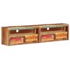vidaXL 2 db t&ouml;m&ouml;r &uacute;jrahasznos&iacute;tott fa TV-szekr&eacute;ny 88 x 30 x 40 cm