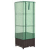 vidaXL rattan megjelen&eacute;sű magas&aacute;gy&aacute;s melegh&aacute;ztakar&oacute;val 40x40x139 cm