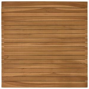 vidaXL Asztallap 70 x 70 x 3,5 cm N&eacute;gyzet T&ouml;m&ouml;r Teakfa Term&eacute;szetes