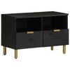 vidaXL fekete szerelt fa TV-szekr&eacute;ny 70 x 33 x 46 cm