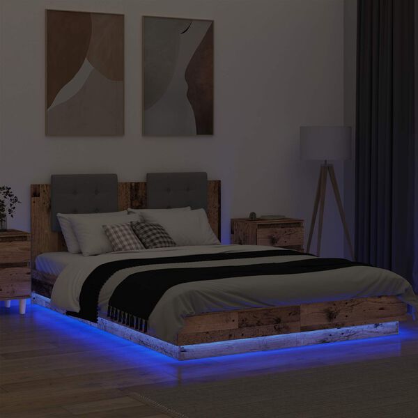 vidaXL &Aacute;gykeret t&aacute;ml&aacute;val fejt&aacute;ml&aacute;val &Ouml;reg fa 160 x 200 cm Faanyag