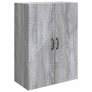 vidaXL Fali szekr&eacute;ny Sz&uuml;rke Sonoma 66 x 34,5 x 90 cm Szerelt Fa