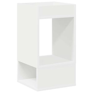 vidaXL V&eacute;gasztal Feh&eacute;r 30 x 30 x 56 cm Szerelt Fa