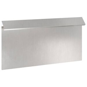 vidaXL Csiga ker&iacute;t&eacute;s 50 x 3,5 x 25 cm Rozsdamentes Ac&eacute;l Ez&uuml;st