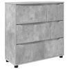 vidaXL T&aacute;rol&oacute;szekr&eacute;ny Beton Sz&uuml;rke 80 x 31 x 81 cm Faanyag