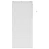 vidaXL Zsaluzia Feh&eacute;r 100 x 250 cm 35 mm Massz&iacute;v Paulownia fa