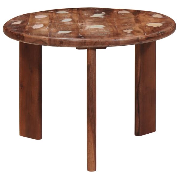 vidaXL F&eacute;szkelt K&aacute;v&eacute;z&oacute; Asztalok 3 pcs Szil&aacute;rd &uacute;jrahasznos&iacute;tott fa