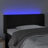 vidaXL fekete b&aacute;rsony LED-es fejt&aacute;mla 83 x 16 x 78/88 cm
