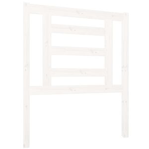 vidaXL feh&eacute;r t&ouml;m&ouml;r fenyőfa &aacute;gyfejt&aacute;mla 81 x 4 x 100 cm